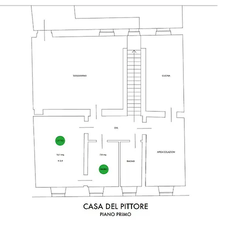 فندق مبيت وإفطار Casa Del Pittore 3*